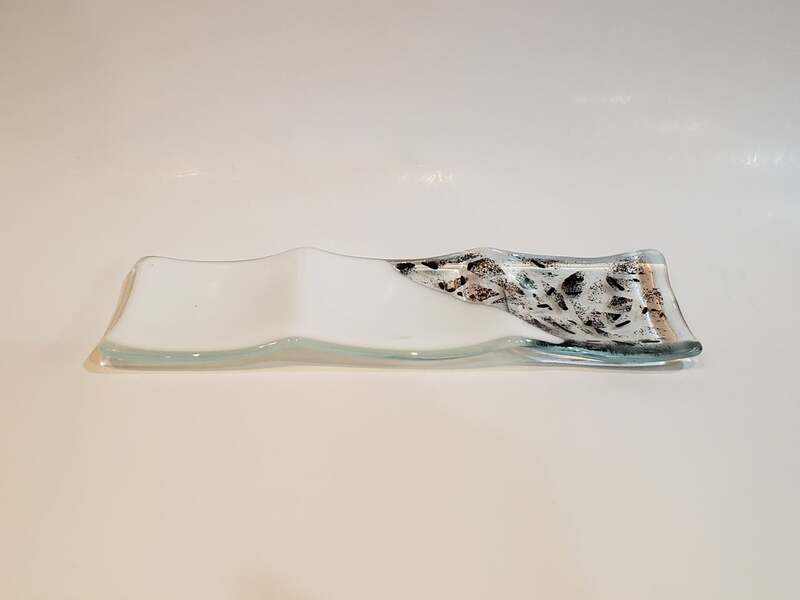 Studio Seventy Three - fused glass candle plates for sale